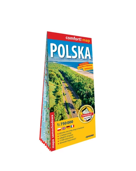 Cartographia - Lengyelország Comfort térkép - 9788381907804