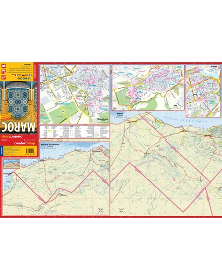 Cartographia Marokkó Comfort térkép 9788383550091