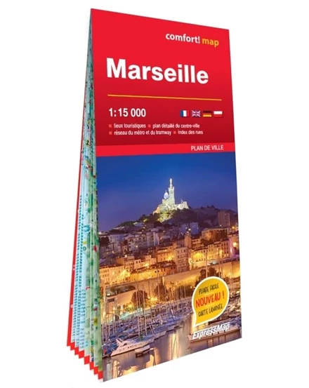 Cartographia Marseille Comfort várostérkép 9788383550190