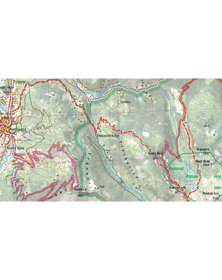 Cartographia Prokletije, Durmitor, Albán- és Montenegrói Alpok trekking térkép 9788361155874