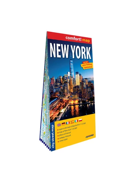 Cartographia New York Comfort térkép 9788383553894
