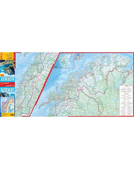 Cartographia Norvégia Comfort térkép 9788383550329