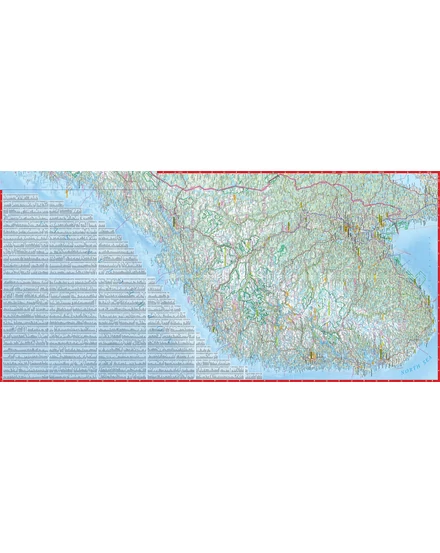 Cartographia Norvégia Comfort térkép 9788383550329