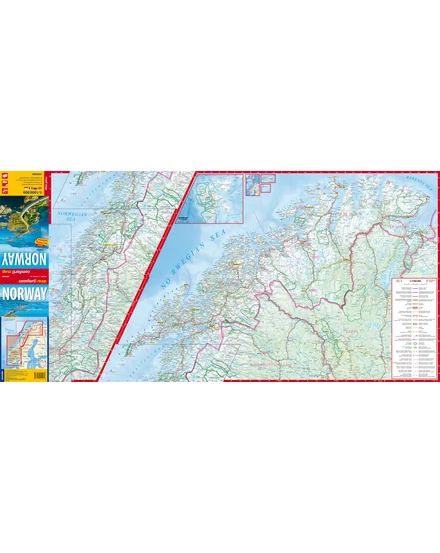 Cartographia Norvégia Comfort térkép 9788383555539