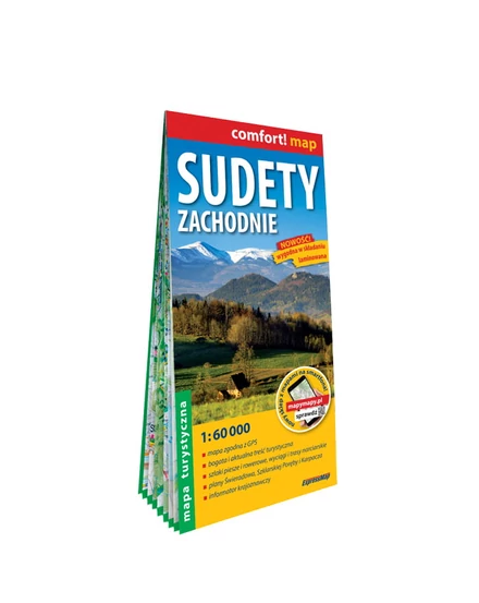 Cartographia Szudéták (nyugat) turistatérkép 9788381908979