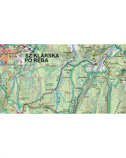 Cartographia Szudéták (nyugat) turistatérkép 9788381908979