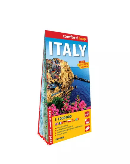 Cartographia Olaszország Comfort térkép 9788383551784