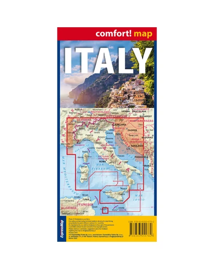 Cartographia Olaszország Comfort térkép 9788383555782