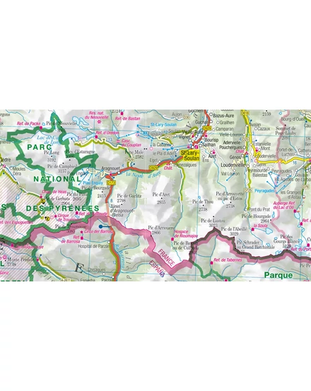 Cartographia Pireneusok Comfort térkép 1:300 000 9788383555577