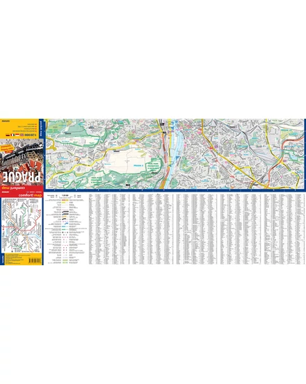 Cartographia Prága Comfort zsebtérkép 9788381908849