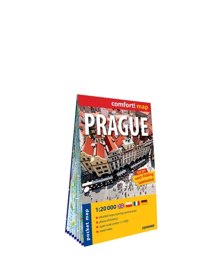 Cartographia Prága Comfort zsebtérkép 9788381908849
