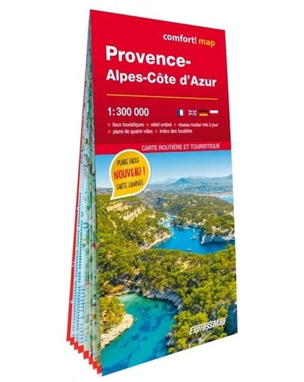 Cartographia - Provence, Alpok-Cote D'Azur térkép - 9788383555614