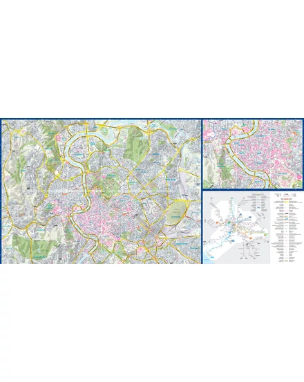 Cartographia Róma, Vatikán térkép- Expressmap-9788383553917