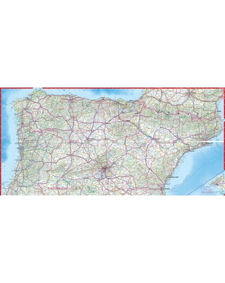 Cartographia Spanyolország, Portugália Comfort térkép 9788381908559