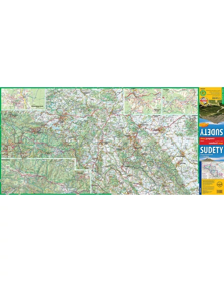 Cartographia Szudéták turistatérkép 9788381908924