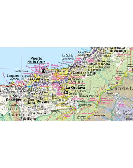 Cartographia Tenerife és La Gomera térkép (map&guide) 9788381909075