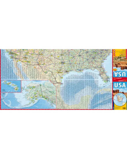 Cartographia USA Comfort térkép- Expressmap-9788383554068