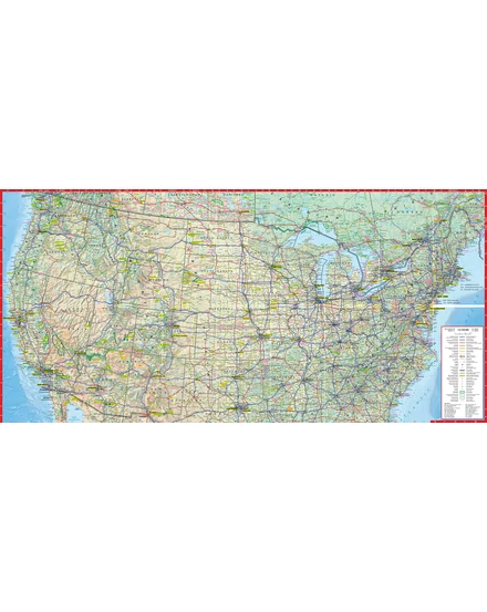 Cartographia USA Comfort térkép- Expressmap-9788383554068