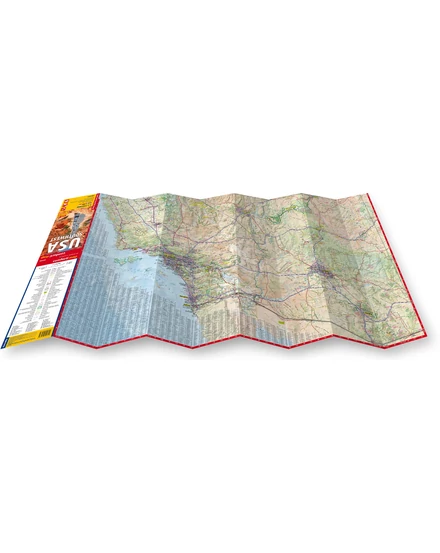 Cartographia USA délnyugat comfort térkép 9788383555744