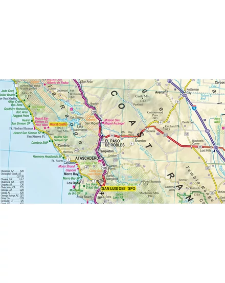 Cartographia USA délnyugat comfort térkép 9788383555744