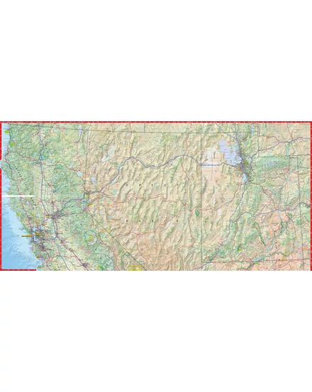 Cartographia USA délnyugat comfort térkép 9788383550343