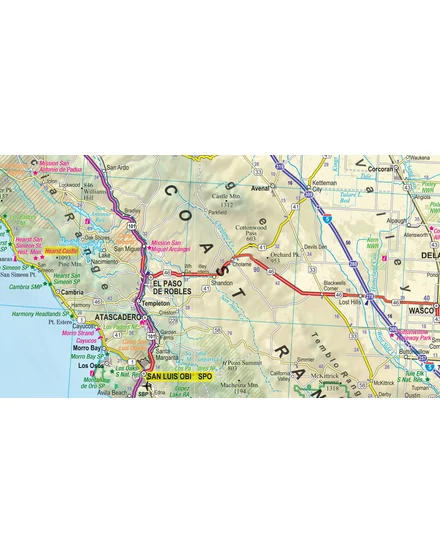 Cartographia USA délnyugat comfort térkép 9788383550343