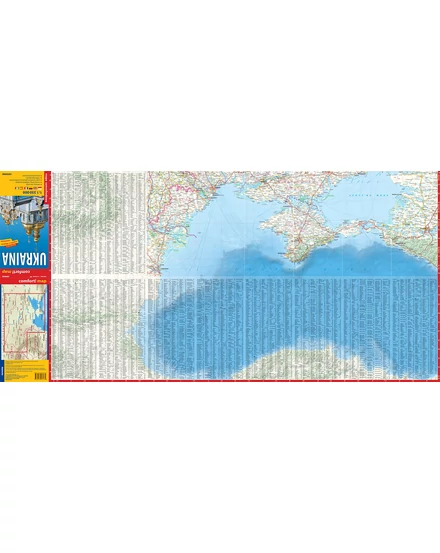 Cartographia Ukrajna Comfort térkép (laminált) 9788380465732