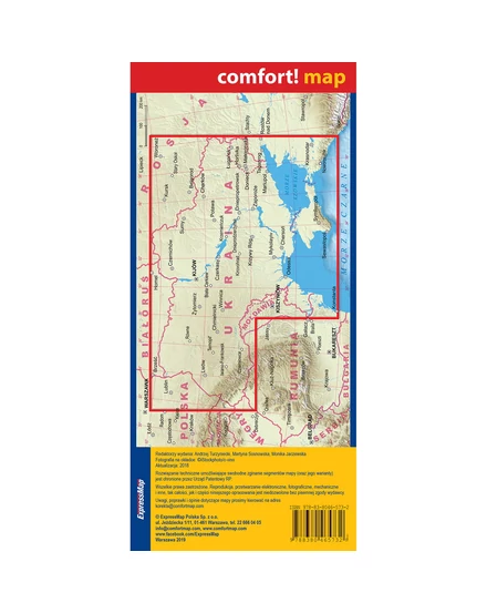 Cartographia Ukrajna Comfort térkép (laminált) 9788380465732