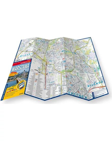 Cartographia Varsó Comfort zsebtérkép - Expressmap 9788383553665
