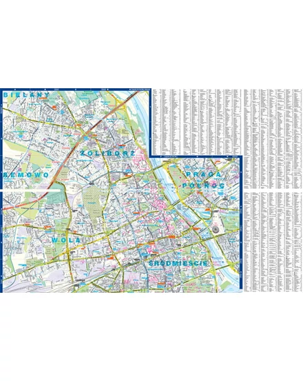 Cartographia Varsó Comfort zsebtérkép - Expressmap 9788383553665