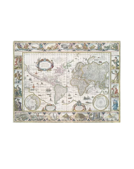 Cartographia Nova totius terrarum világtérkép, falitérkép - választható méret és kivitel