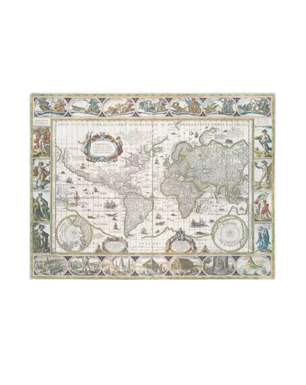 Cartographia Nova totius terrarum világtérkép, falitérkép - választható méret és kivitel