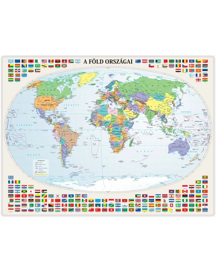 Cartographia A Föld országai II. falitérkép - választható méret és kivitel
