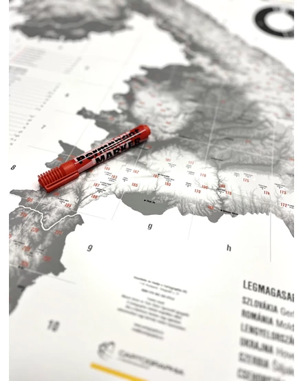 Cartographia A Kárpátok falitérkép 96x68 cm - választható kivitel-9789633539736