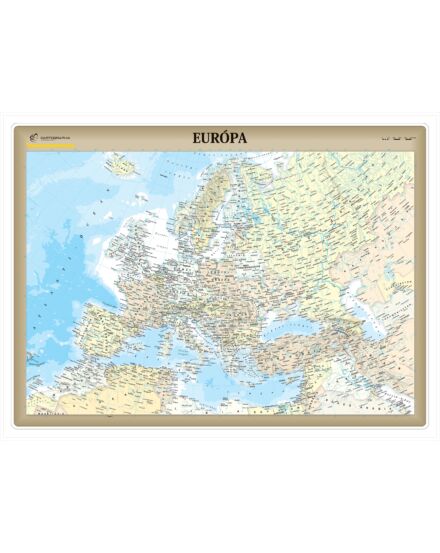 Cartographia Európa országai antik falitérkép - választható méret és kivitel