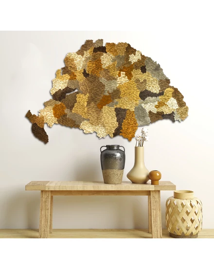 Cartographia Nagy-Magyarország 3D fa puzzle falitérkép 150x100 cm