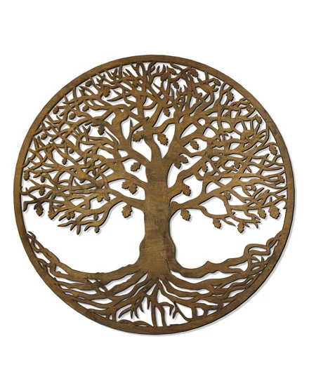 Cartographia Életfa - ében barna - 48 cm