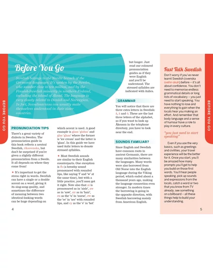 Fast Talk Swedish - spanyol útiszótár (útikönyv) Lonely Planet