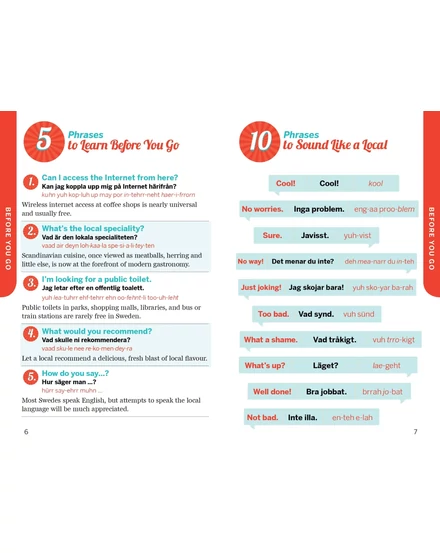 Fast Talk Swedish - spanyol útiszótár (útikönyv) Lonely Planet