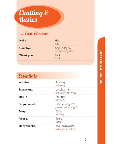 Fast Talk Swedish - spanyol útiszótár (útikönyv) Lonely Planet