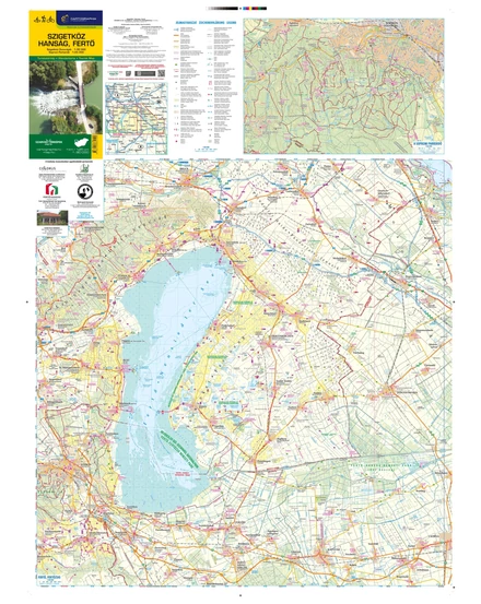 Cartographia Szigetköz, Hanság, Fertő kerékpáros-, vízisport- és turistatérkép 9786155864100