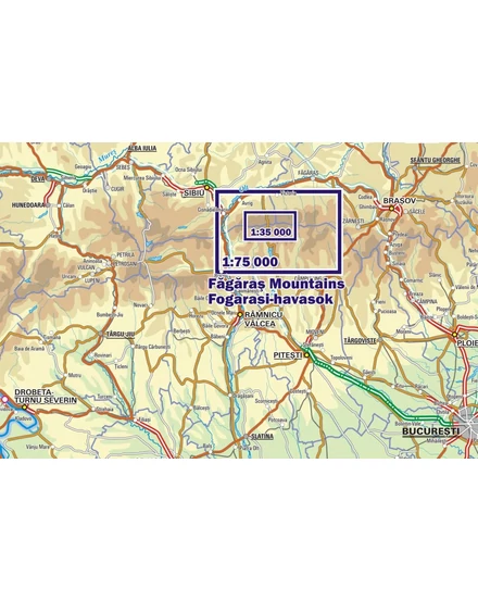 Cartographia - Fogarasi-havasok turistatérkép MN07