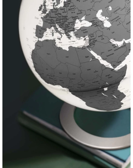 Cartographia Földgömb 25cm IGLOBE LIGHT CHARCOAL, angol nyelvű - 8007239984967