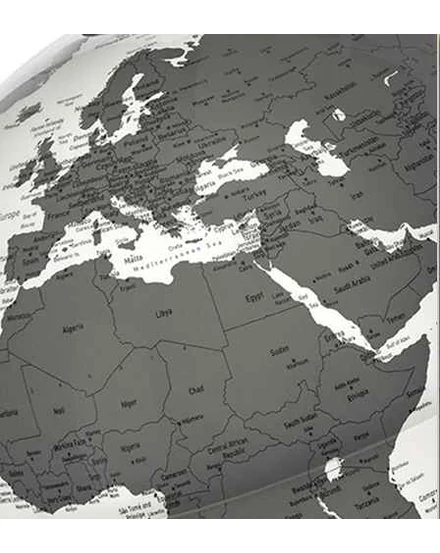 Cartographia Földgömb 25cm IGLOBE LIGHT CHARCOAL, angol nyelvű - 8007239984967
