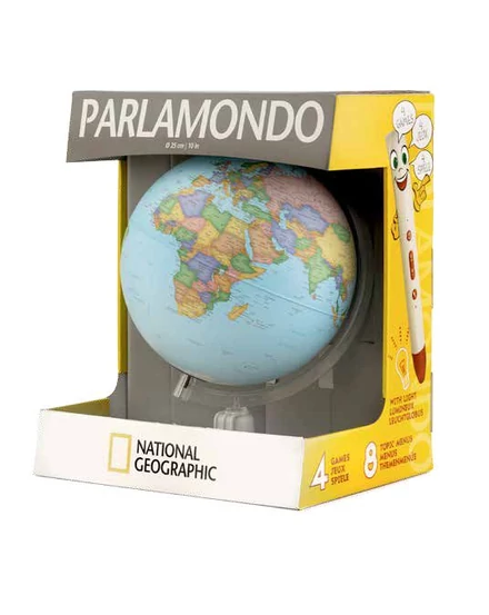 Cartographia Földgömb 30cm 6 nyelven beszélő, világító-8007239981201