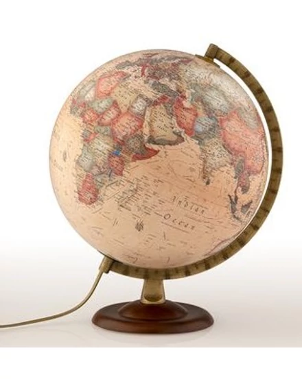 Cartographia Földgömb 30cm A4 ANTIK fatalp+fém meridián, angol nyelvű-8007239009684