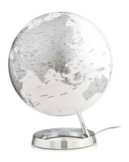 Cartographia Földgömb 30cm LIGHT&COLOUR METAL CHROME, angol nyelvű - 8007239972995