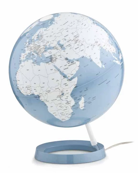 Cartographia Földgömb 30cm LIGHT&COLOUR PASTEL AZURE, angol nyelvű - 8007239973008