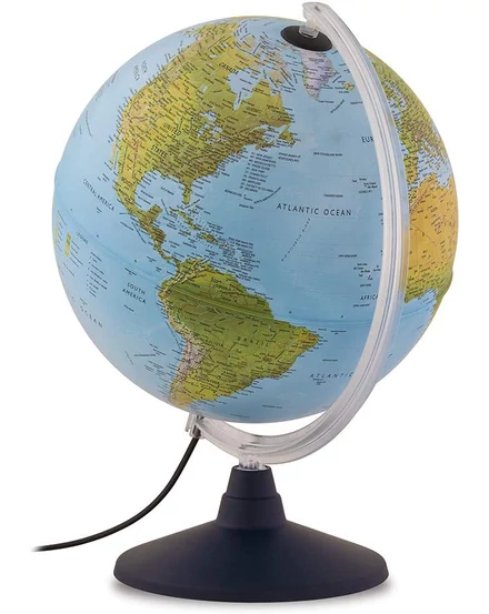Cartographia Földgömb ELITE 30 cm - világító, duó, műanyagtalpas, angol nyelvű-8000623000090