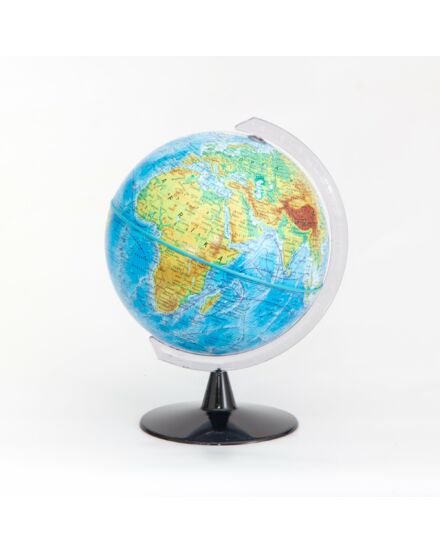 Cartographia Földgömb - földrajzi, 16 cm átmérőjű, műanyagtalpas 5997846300072